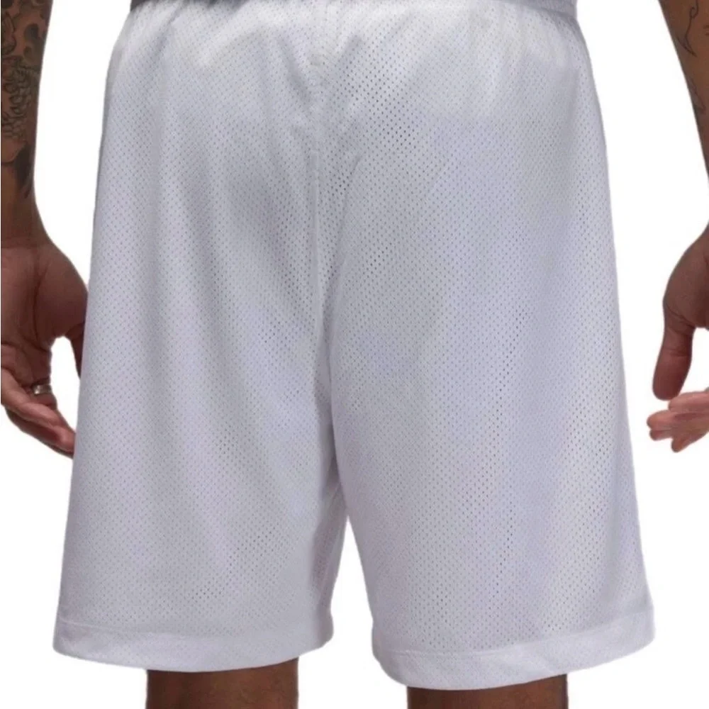 NEW NIKE MEN'S JORDAN ESSENTIALS GRAPHIC MESH SHORTS DX9671-100 EXTRA LARGE XL